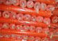 Ширина 1m плетения загородки Ldpe 70 x 40mm оранжевая